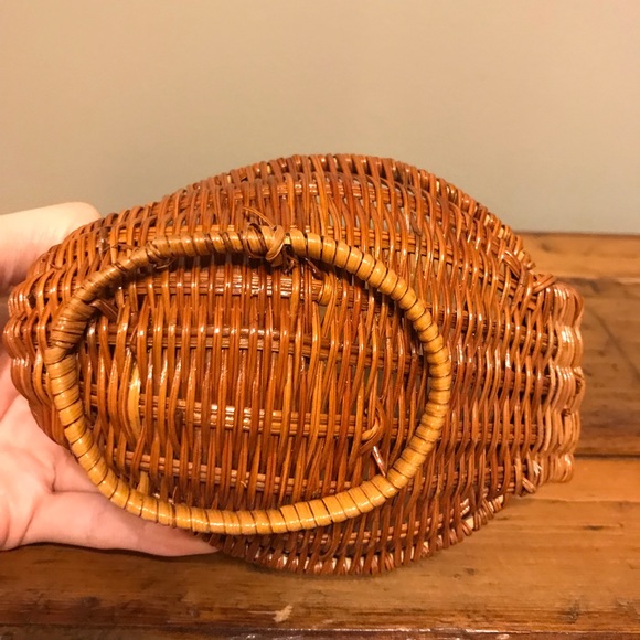 Vintage wicker/rattan set of nesting duck baskets - Picture 14 of 16